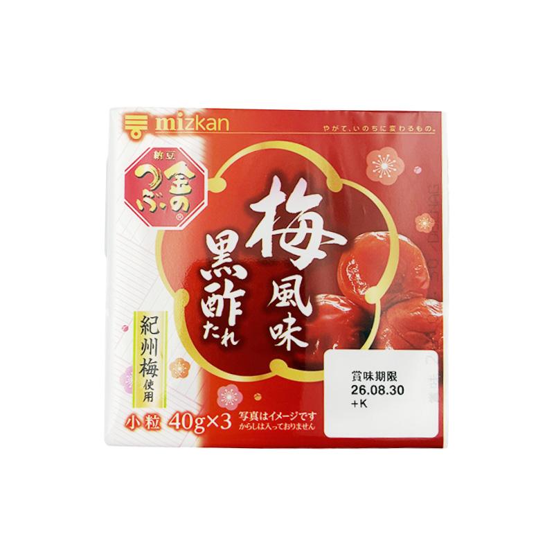 金のつぶ 梅風味黒酢たれ3P