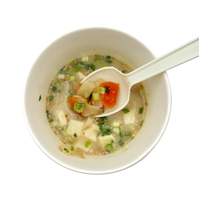 具だくさん満足スープ コク旨ごま豆乳味（ローソン）