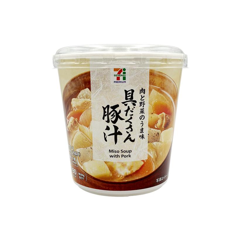 ７プレミアム カップみそ汁 具だくさん豚汁（セブンイレブン）